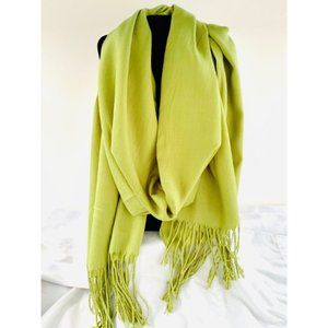 Cashmere Scarf - Grass Green
